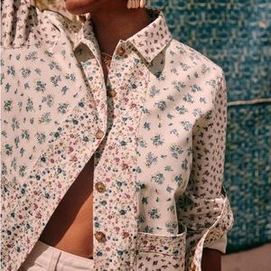 Sezane Will Jacket Patchwork mini print